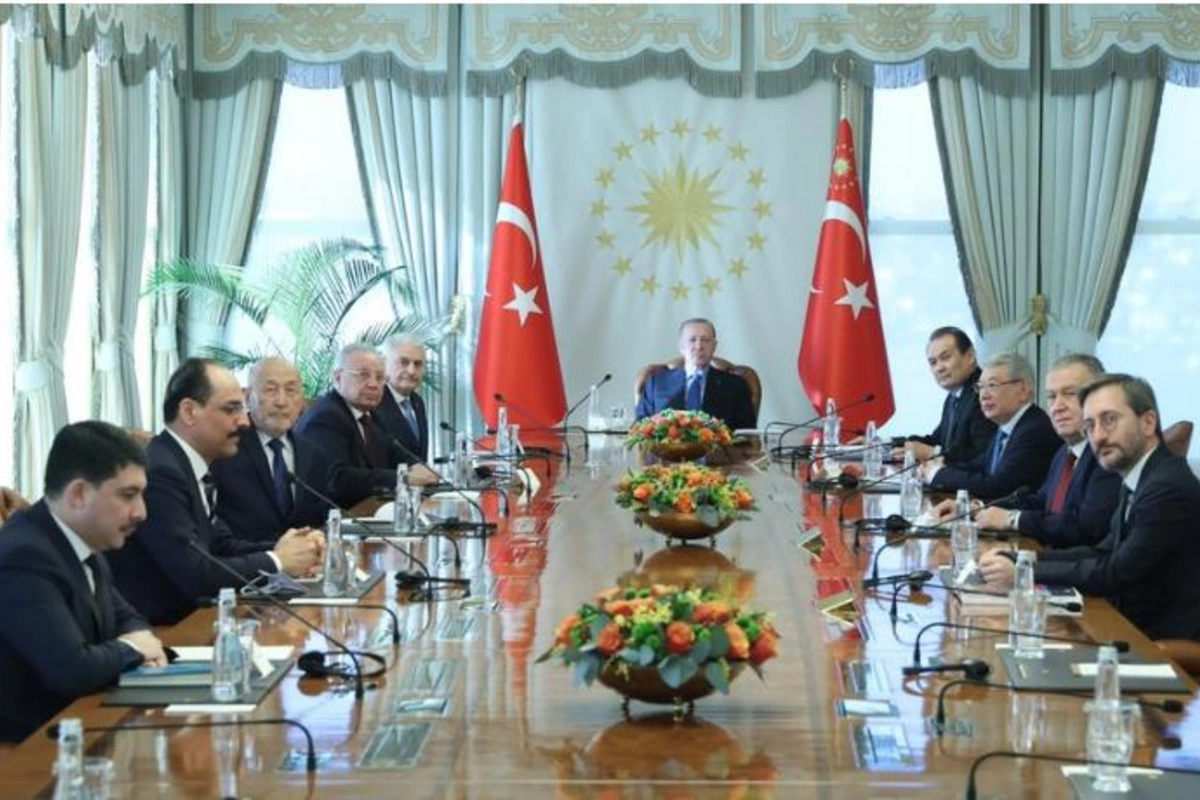 Ərdoğan Türk Dövlətləri Təşkilatının ağsaqqallarını qəbul etdi