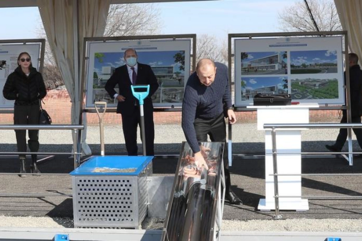 Ağdam Rayon Mərkəzi Xəstəxanasının təməli qoyuldu