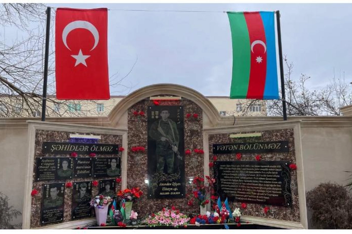 Salyanda Vətən Müharibəsi şəhidinin doğum günü qeyd edildi — FOTOLAR