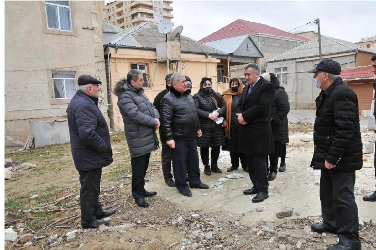 Abdin Fərzəliyev sakinlərlə görüşdü — FOTOLAR