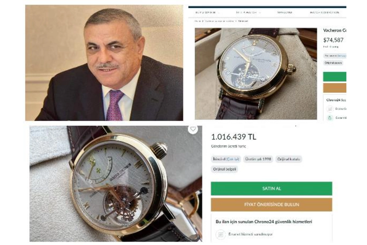 Daha bir deputatın 127 minlik saatı — FOTOLAR