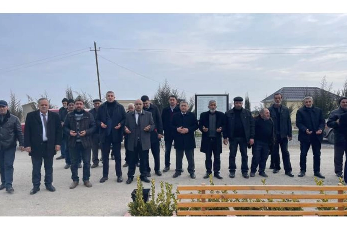 Salyanda Vətən Müharibəsi şəhidinin doğum günü qeyd edildi — FOTOLAR