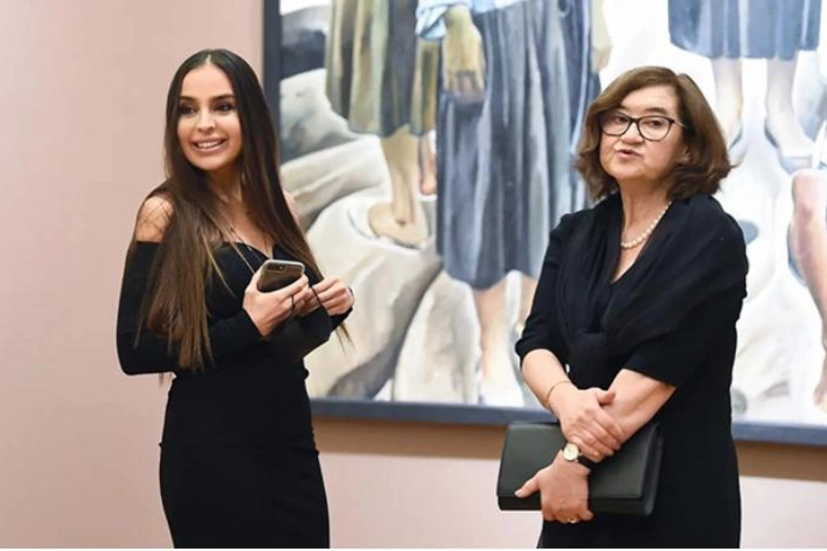 Leyla Əliyeva Moskvada sərgidə — FOTOLAR