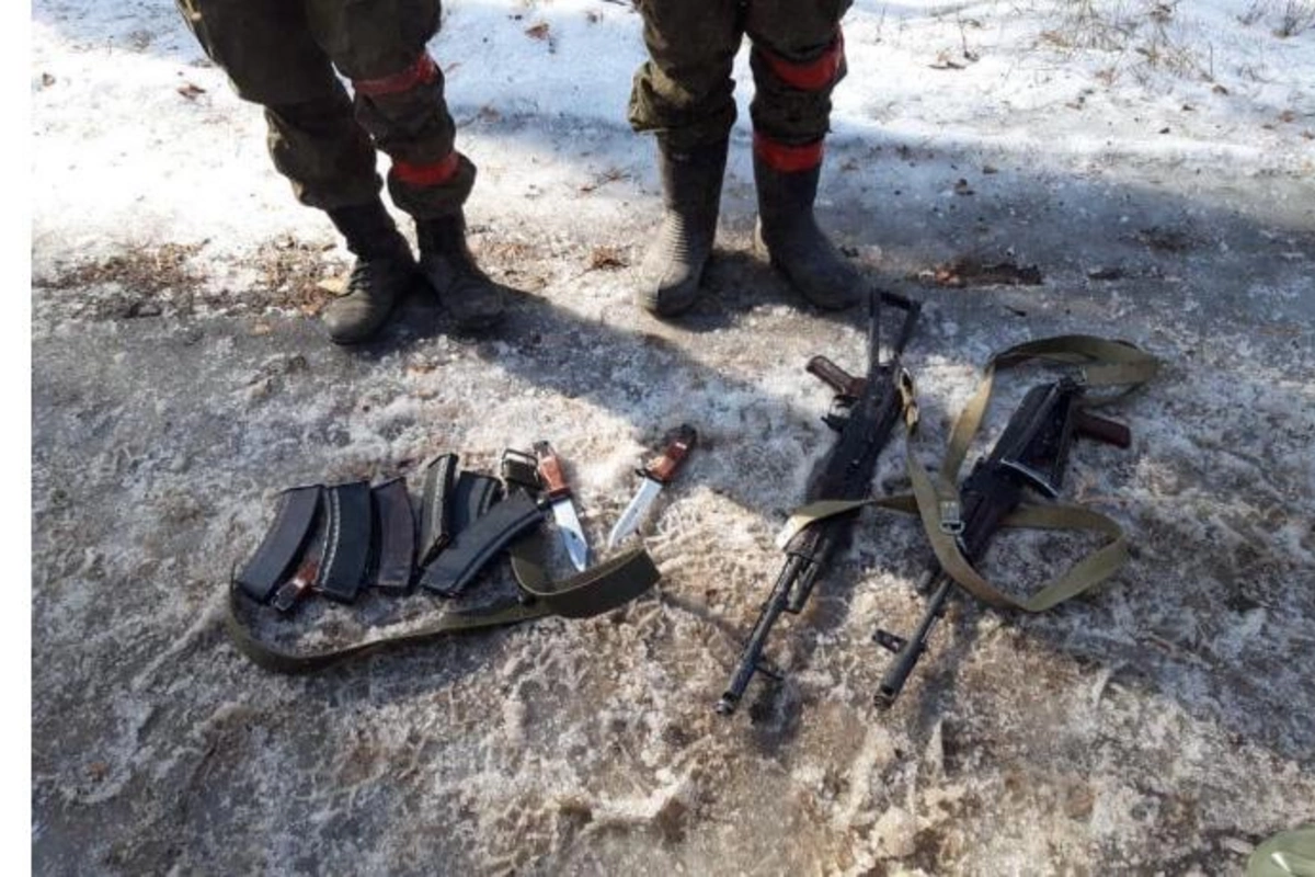 Ukrayna ordusu 2 rus hərbçini əsir götürdü — FOTOLAR