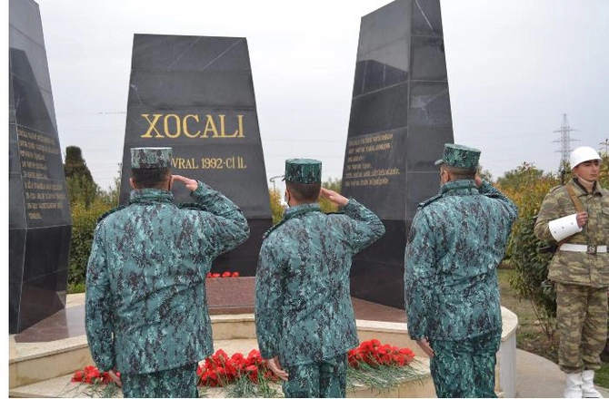 Füzulidə Xocalı soyqırımı qurbanlarının xatirəsi anıldı — FOTOLAR
