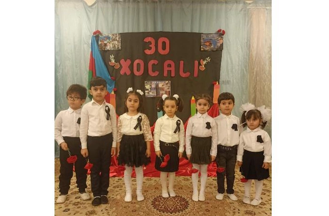 235 nömrəli xüsusi körpələr evi-uşaq bağçasında Xocalı soyqırımı qurbanlarının xatirəsi anıldı — FOTO