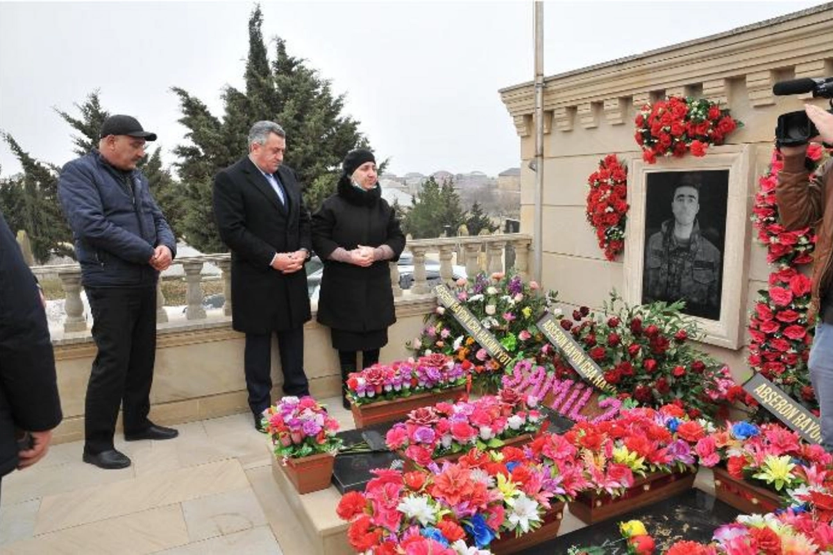 Abşeron rayonunda şəhid ailələri ziyarət edildi — FOTOLAR