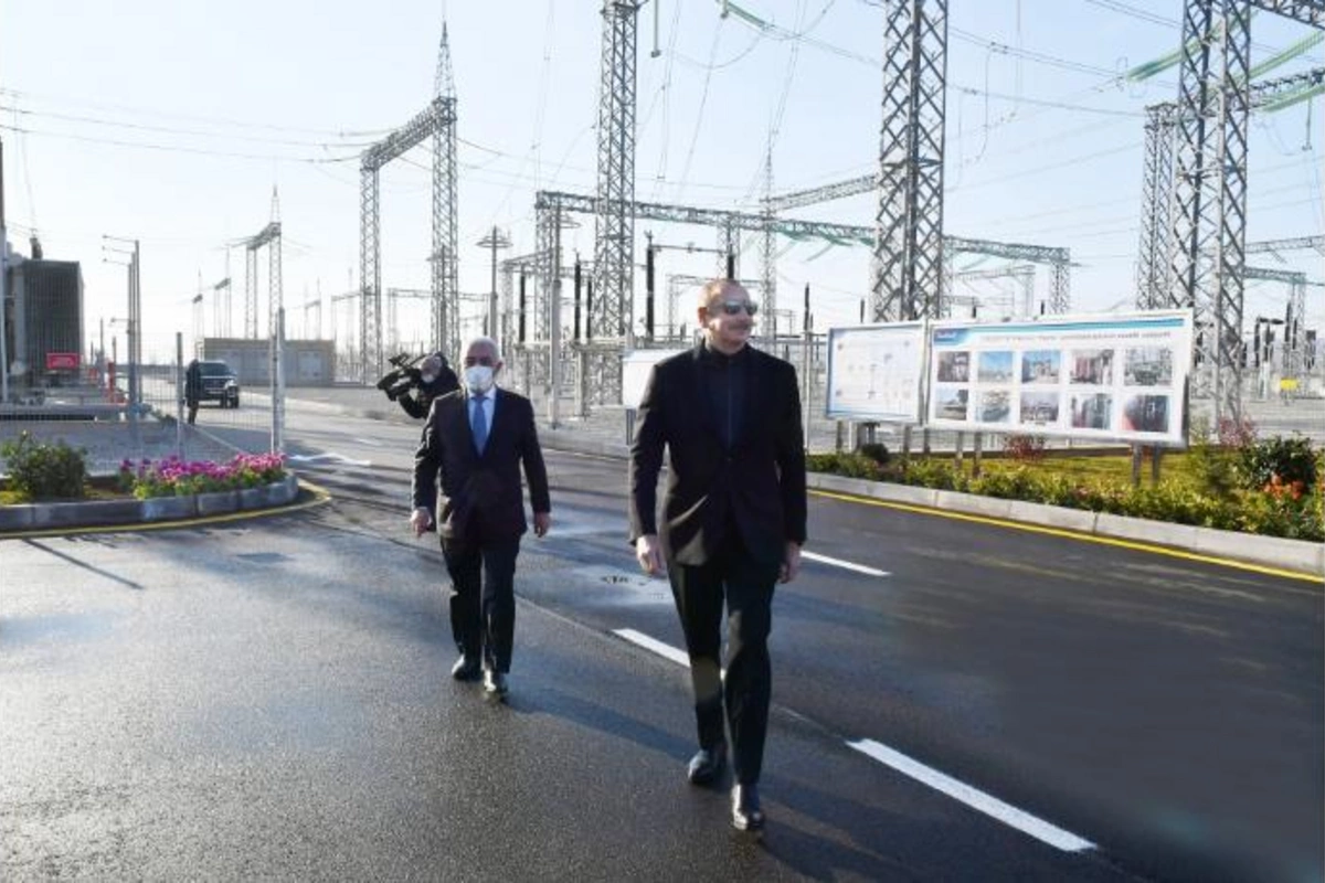 Prezident yenidən qurulan “Yaşma” qovşaq yarımstansiyasının açılışında — FOTOLAR