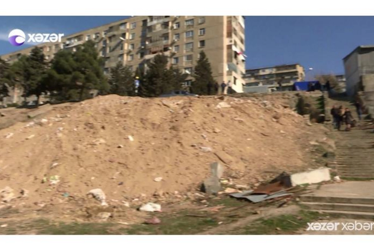 Xətai sakinlərindən ETİRAZ: Evlərinə bitişik bina tikilir? — VİDEO