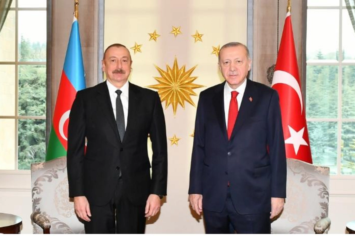 Ankarada Azərbaycan və Türkiyə prezidentləri arasında görüş başladı — FOTOLAR