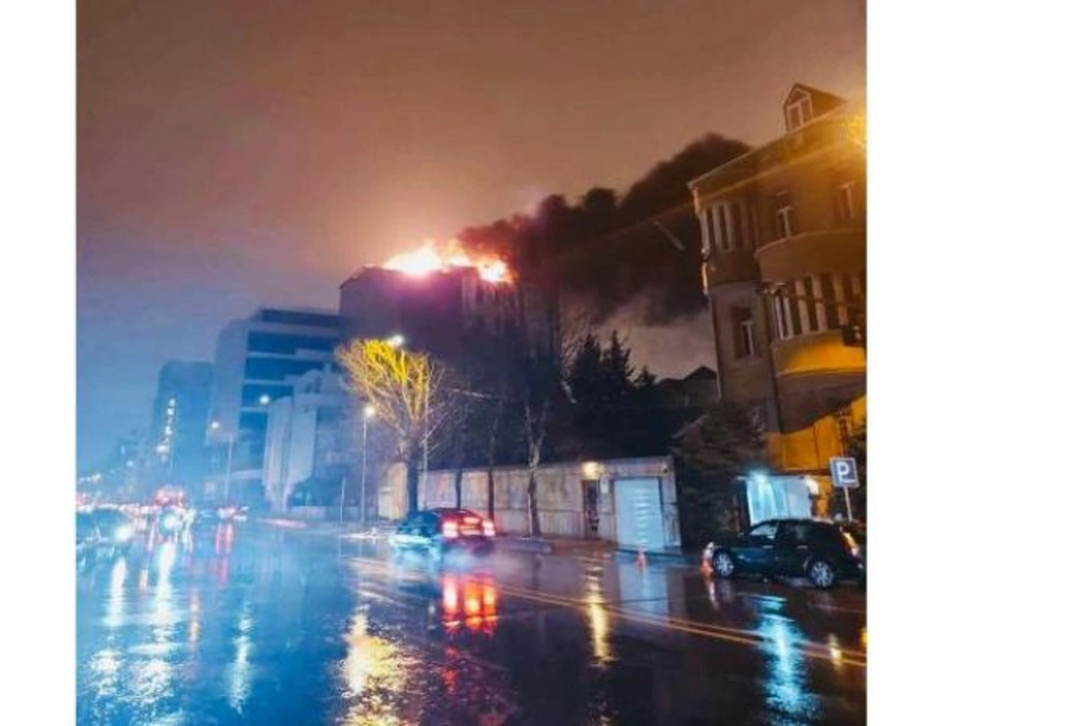 Bakıda hoteldə baş verən yanğın söndürüldü