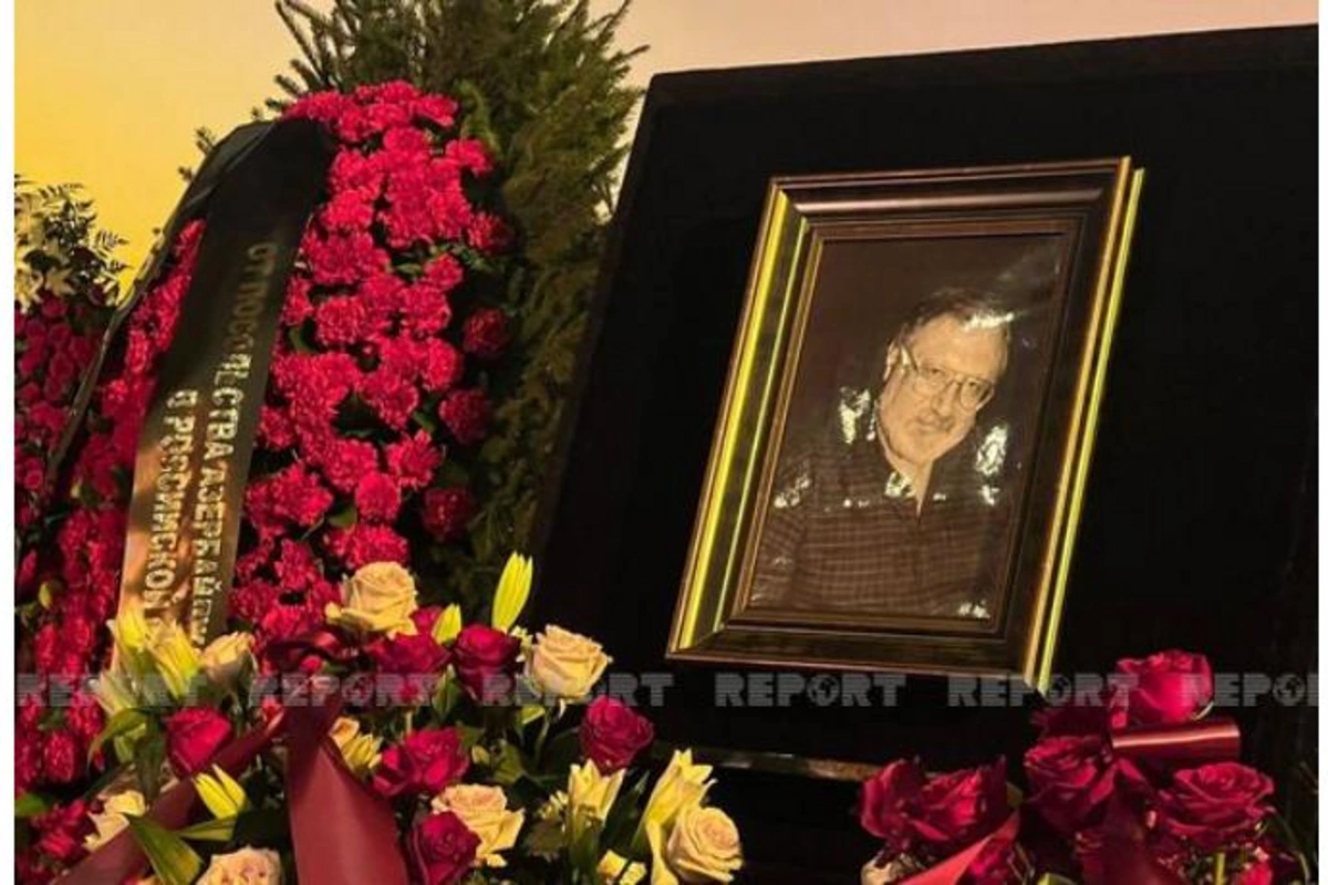 Moskvada Rüstəm İbrahimbəyovla vida mərasimi keçirilir — FOTO