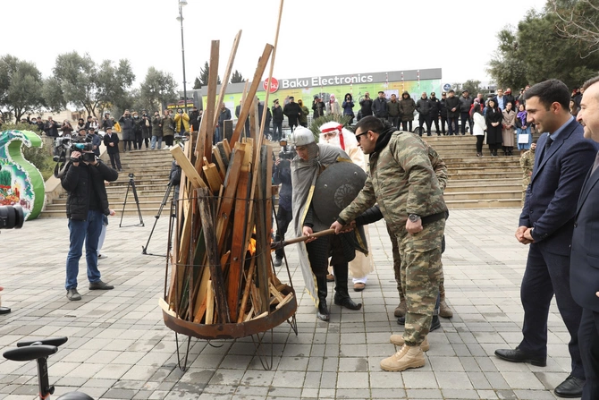 Abşeronda şəhid ailələri və qazilər üçün Novruz şənliyi keçirildi — FOTOLAR