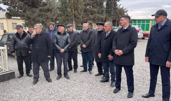 Salyanda Vətən Müharibəsi şəhidinin doğum günü qeyd olundu — FOTOLAR