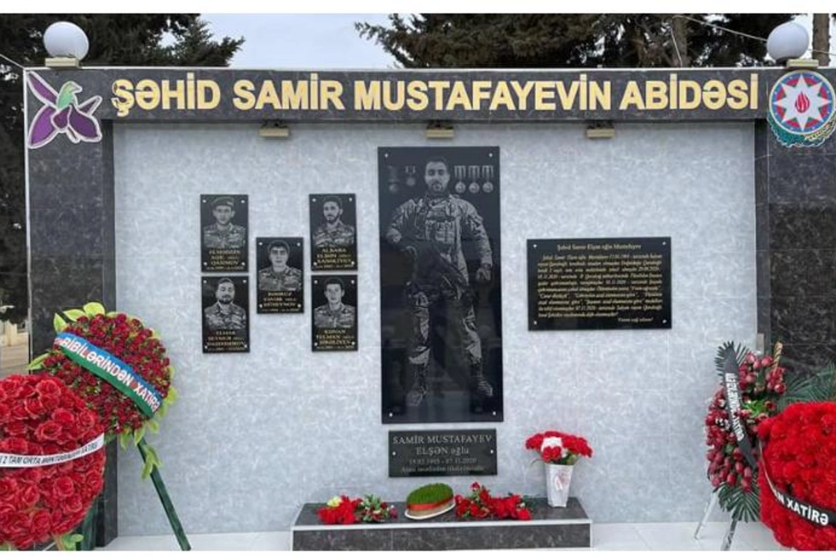Salyanda Vətən Müharibəsi şəhidinin doğum günü qeyd olundu — FOTOLAR