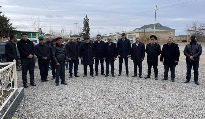 Salyanda Vətən Müharibəsi şəhidinin doğum günü qeyd olundu — FOTOLAR