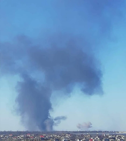 Ukrayna ordusu Xerson aeroportunda Rusiyanın 10 helikopterini məhv edib — FOTO