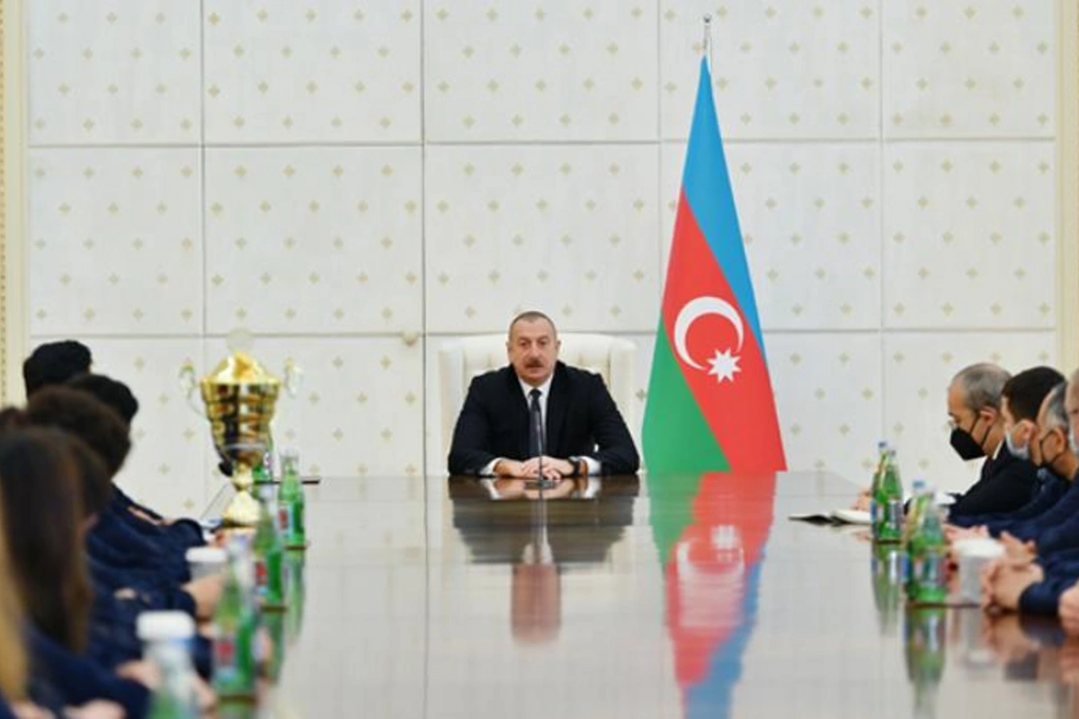 Prezident Avropa çempionatının iştirakçılarını qəbul etdi — YENİLƏNİB