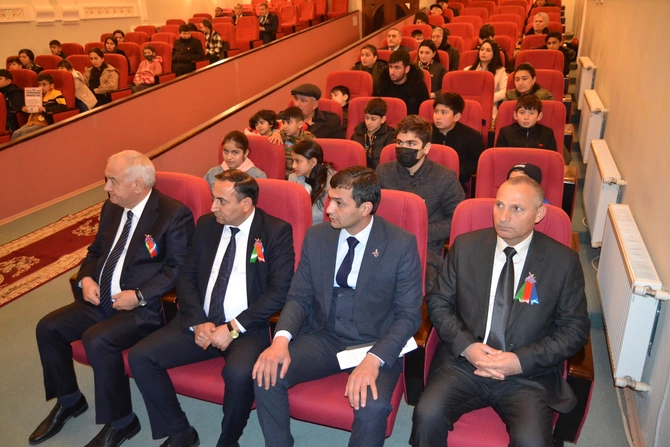 Füzulidə şəhid övladları üçün bayram münasibətilə tədbir keçirildi — FOTOLAR