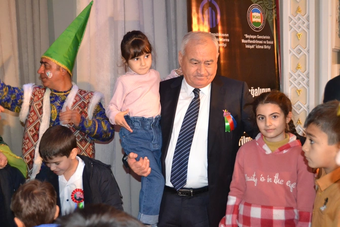 Füzulidə şəhid övladları üçün bayram münasibətilə tədbir keçirildi — FOTOLAR
