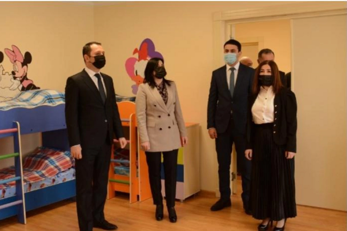 Heydər Əliyev Fondu tərəfindən yeni məktəb və uşaq bağçası istifadəyə verildi — FOTOLAR
