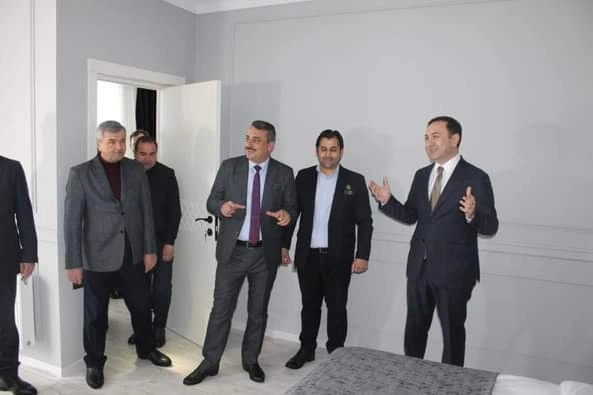 Xanagah kəndində yeni tikilmiş otel istifadəyə verildi — FOTOLAR Xanagah kəndində yeni tikilmiş otel istifadəyə verildi — FOTOLAR