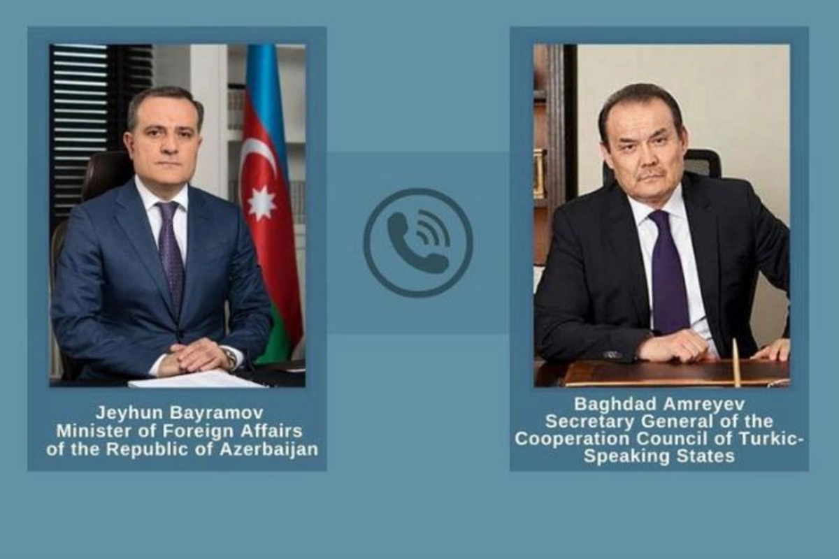 Ceyhun Bayramov Türk Dövlətləri Təşkilatının Baş katibi ilə telefonla danışdı