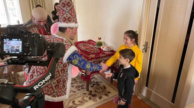 Salyanda şəhid ailələrinin övladları üçün bayram tədbiri keçirildi — FOTOLAR Salyanda şəhid ailələrinin övladları üçün bayram tədbiri keçirildi — FOTOLAR