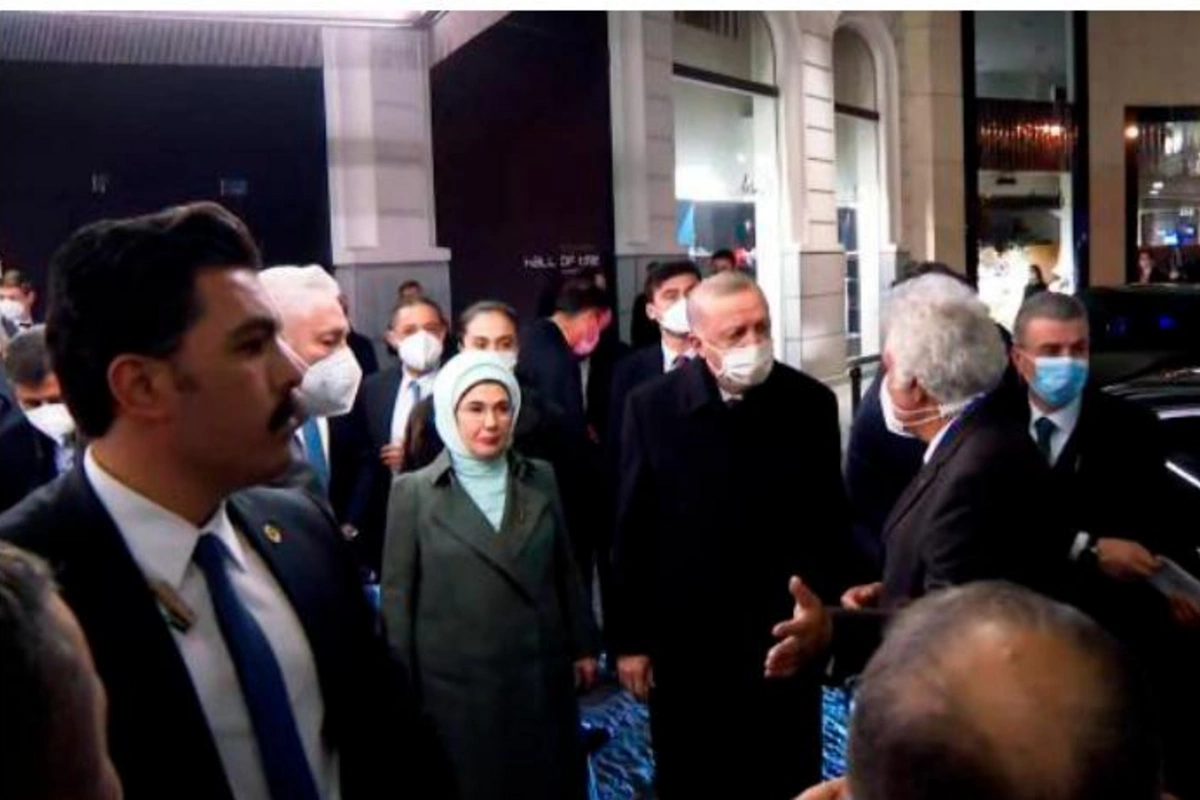 Ərdoğan Brüsseldə belə qarşılandı