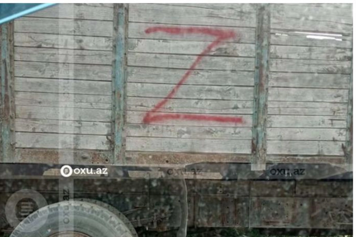 Ramanada “Z” işarələri peyda oldu — FOTOLAR
