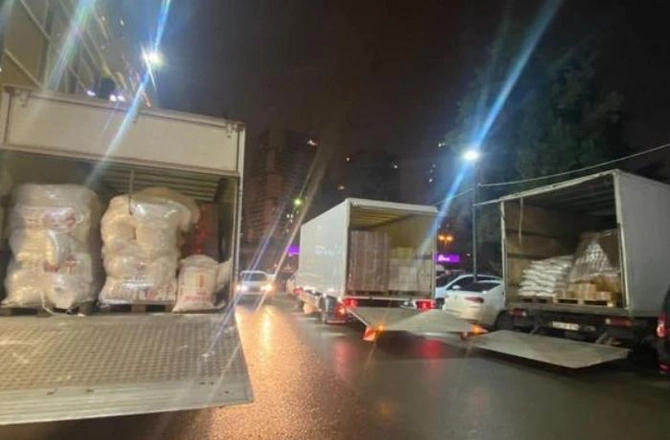 Bakıdan Ukraynaya növbəti yardım karvanı göndərildi - Səfir Azərbaycana təşəkkür etdi (FOTO)