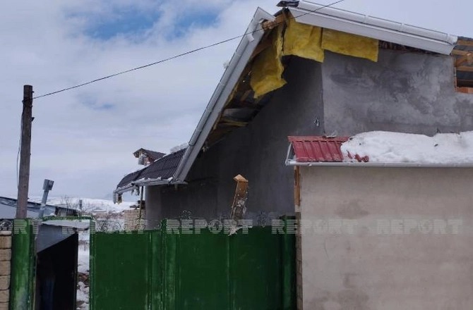 Şamaxıya yağan güclü qar fəsadlara səbəb oldu — FOTOLAR