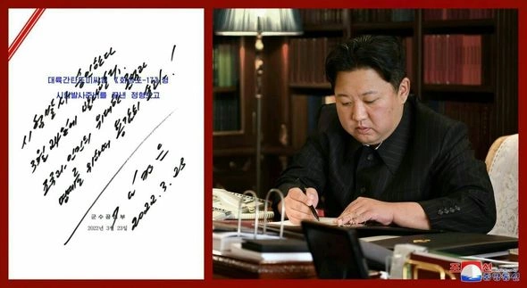 Kim Çen In yeni ballistik raketi ilə klip çəkdi — VİDEO Kim Çen In yeni ballistik raketi ilə klip çəkdi — VİDEO
