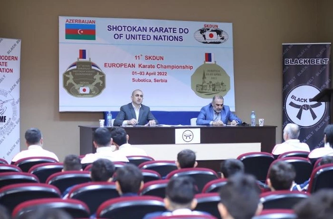 Karate millimiz Avropa çempionatına tam hazırdır — FOTOLAR