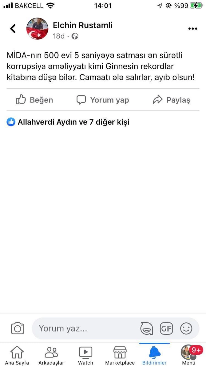 Azərbaycanda müəmmalı rekord: MİDA 5 saniyəyə 500 mənzil satdı — Vətəndaşlardan böyük NARAZILIQ Azərbaycanda müəmmalı rekord: MİDA 5 saniyəyə 500 mənzil satdı — Vətəndaşlardan böyük NARAZILIQ