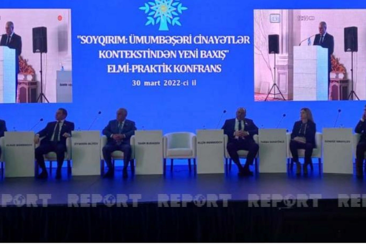 YAP Qubada soyqırımla bağlı konfrans keçirir — FOTOLAR