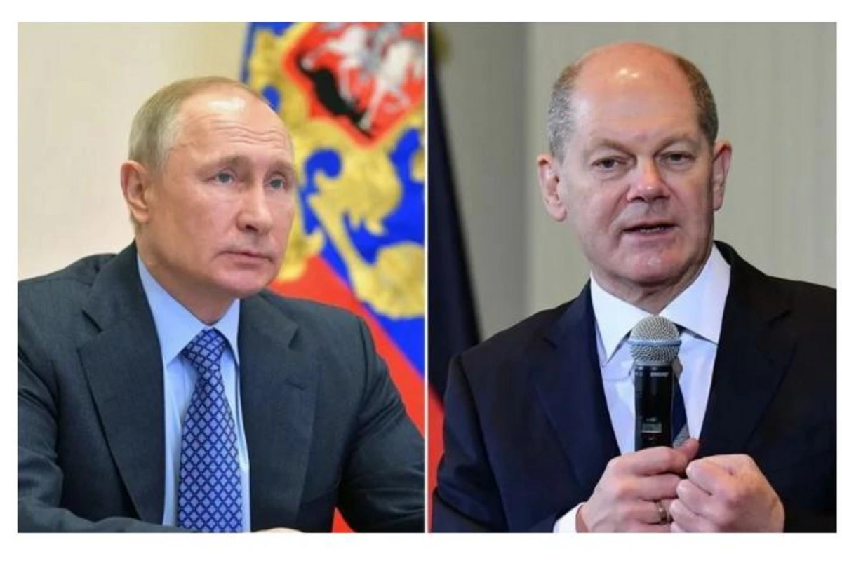 Putin və Şolts Ukraynadakı vəziyyəti müzakirə ediblər