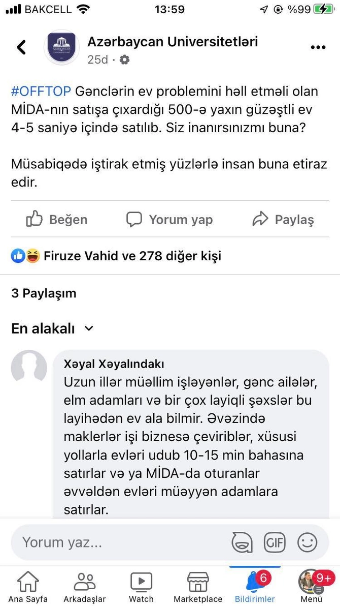 Azərbaycanda müəmmalı rekord: MİDA 5 saniyəyə 500 mənzil satdı — Vətəndaşlardan böyük NARAZILIQ Azərbaycanda müəmmalı rekord: MİDA 5 saniyəyə 500 mənzil satdı — Vətəndaşlardan böyük NARAZILIQ