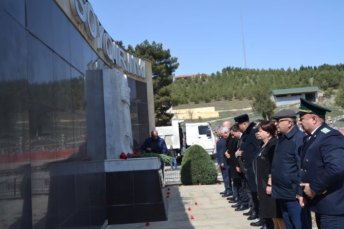 Füzulidə 31 mart Azərbaycanlıların Soyqırımı Qurbanları anıldı — FOTOLAR