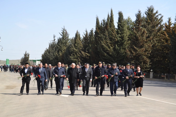 Füzulidə 31 mart Azərbaycanlıların Soyqırımı Qurbanları anıldı — FOTOLAR