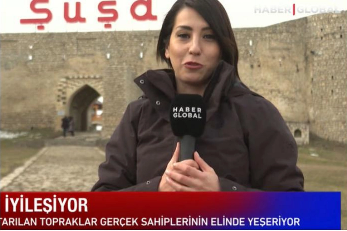 “Haber Global” bahara hazırlaşan Şuşada — VİDEO
