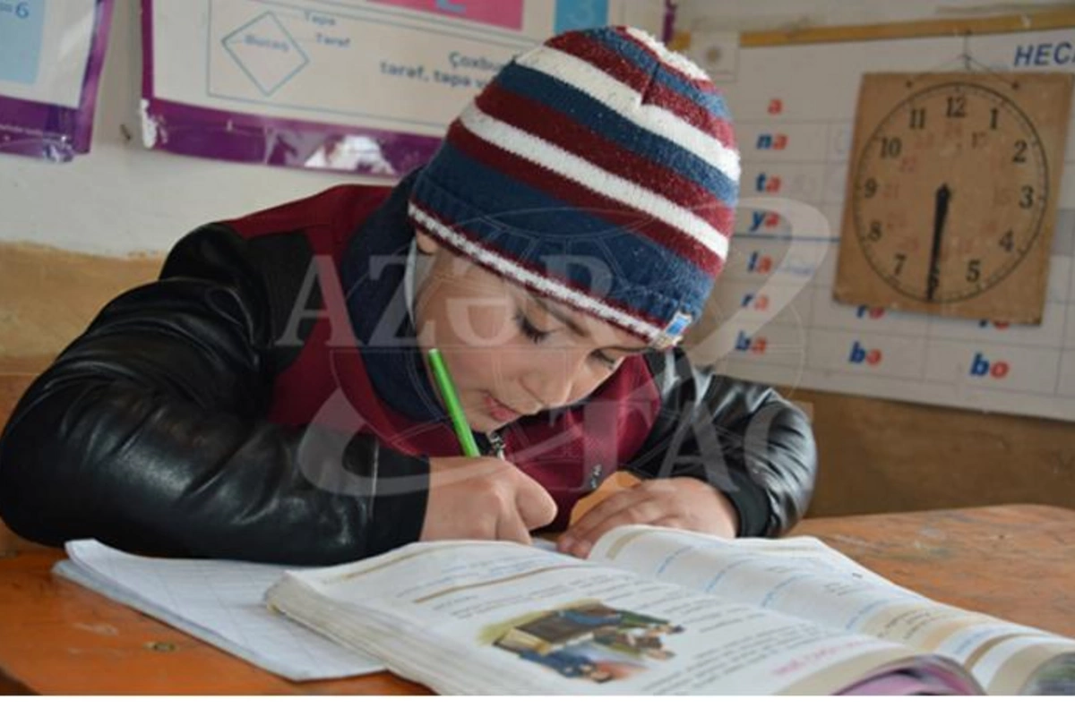 Qusarda bir şagirdi olan məktəb - Müəllimi öz anasıdır