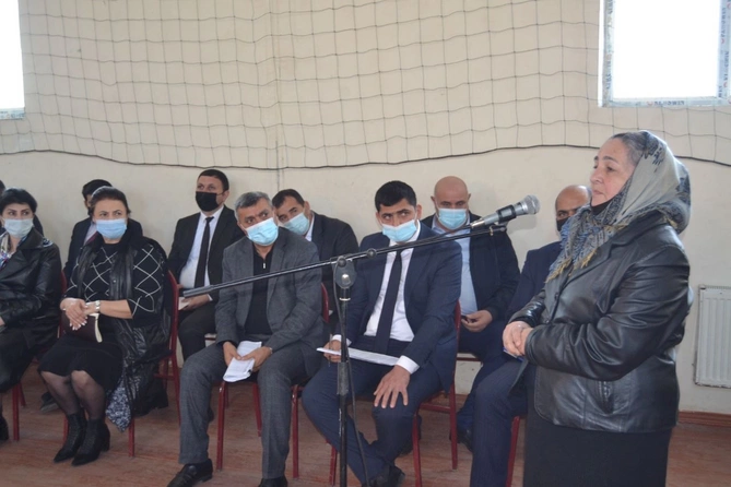 Füzuli RİH başçısı Qazaxlar kəndində vətəndaşlarla görüşdü — FOTOLAR