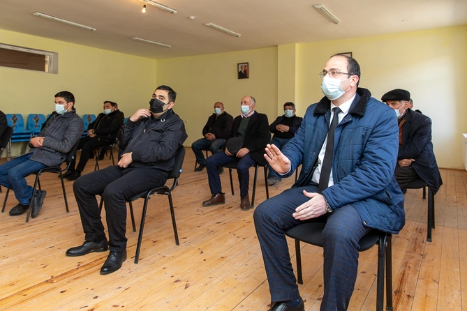 Daşkəsəndə yerli sakinlər və arıçı fermerlərlə görüş keçirildi — FOTOLAR