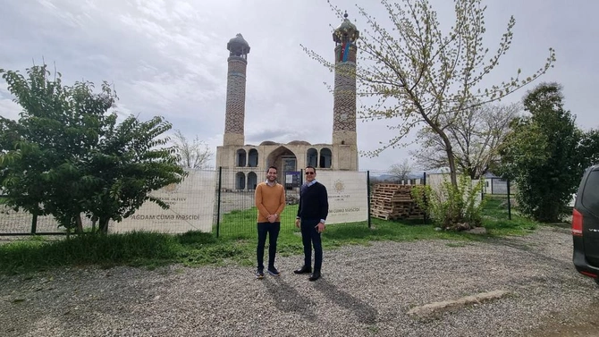 İsrail nümayəndələri Ağdamda — FOTOLAR