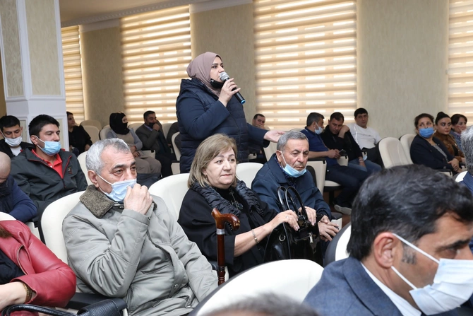 Xırdalanda “AAAF Park” Yaşayış Kompleksinin sakinləri ilə görüş keçirildi — FOTOLAR