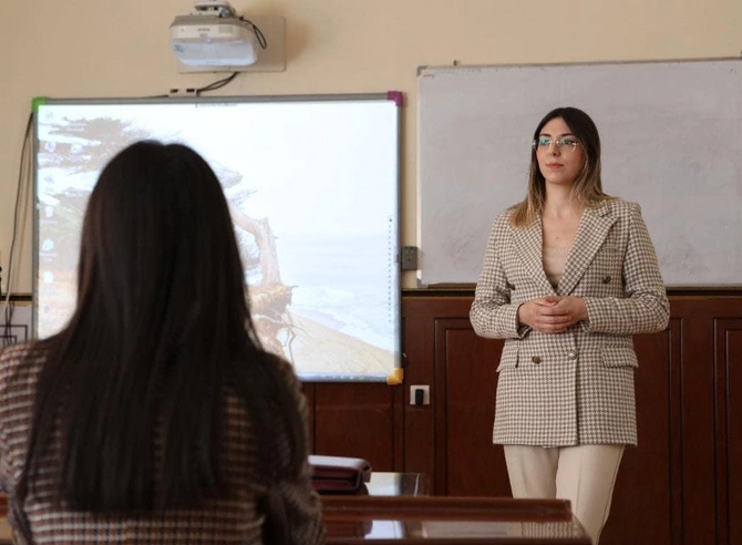 MEDİA ilə BDU arasında əməkdaşlıq çərçivəsində tələbələrlə görüş keçirildi — FOTOLAR MEDİA ilə BDU arasında əməkdaşlıq çərçivəsində tələbələrlə görüş keçirildi — FOTOLAR