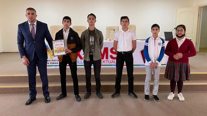 Salyanda məktəblər arasında rayon birinciliyi keçirildi — FOTOLAR