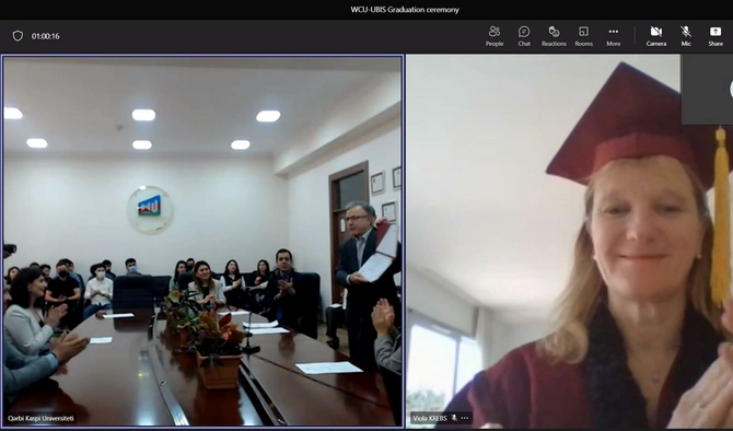UBİS Universitetinin MBA proqramının məzunlarına diplomlar təqdim edildi — FOTOLAR
