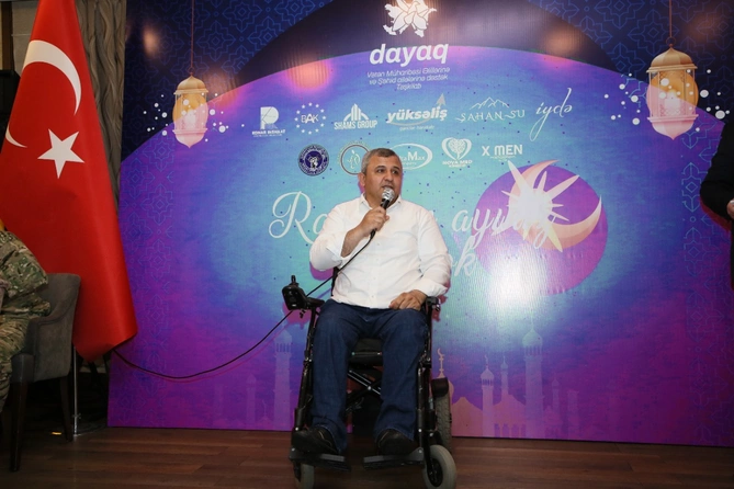 “Dayaq” Vətən Müharibəsi əlilləri və şəhid ailələrinə iftar verdi — FOTOLAR